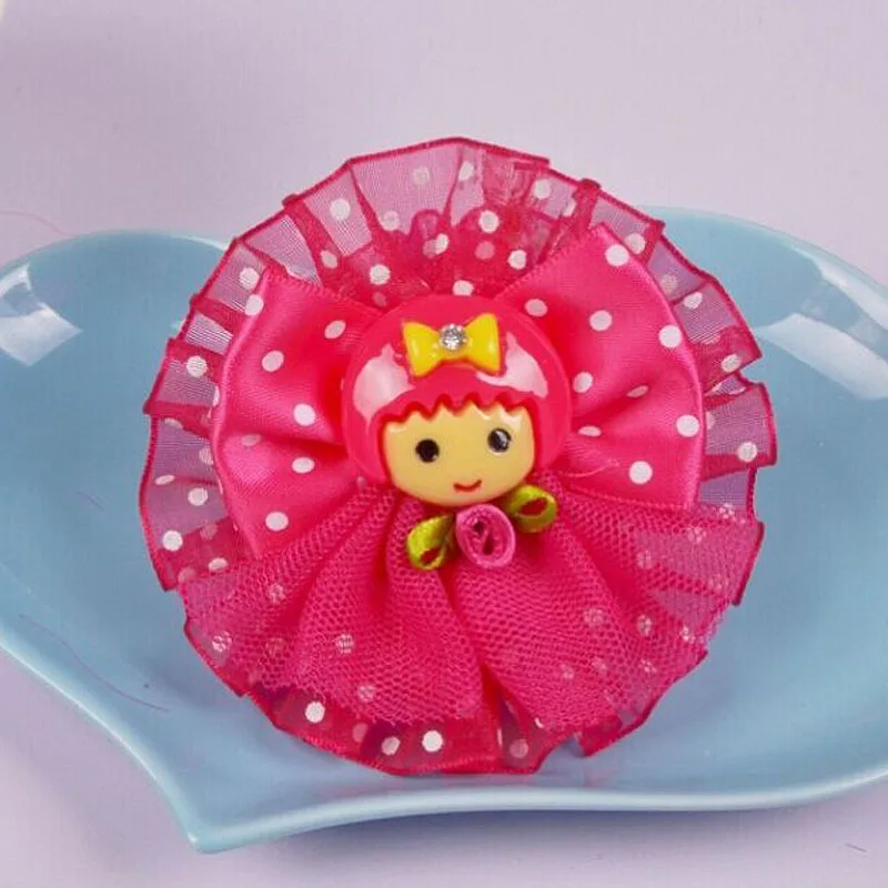 Элегантные повязки на голову с цветами 2 шт. 10 цветов тюлевые бантом в горошек