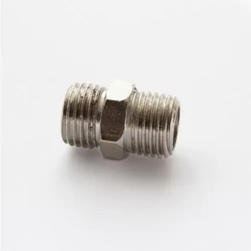 

10pcs Airbrush Hose Adaptor Fitting 1/4" Male to 1/4" Male Connector for Mini Air Compressor