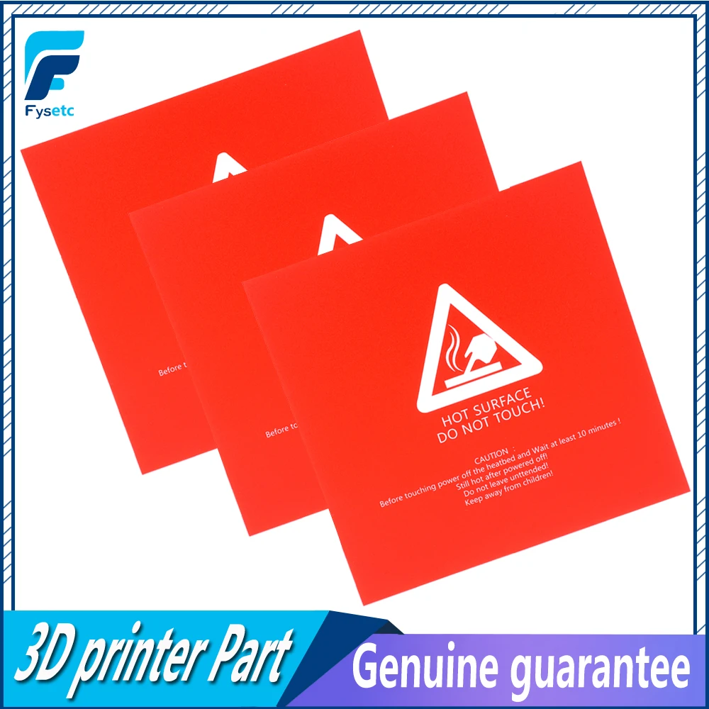 2 шт. 220x220 мм красная матовая кровать с подогревом для Wanhao i3 Anet A8 A6 Ender 5 Tarantula 3 DPrinter
