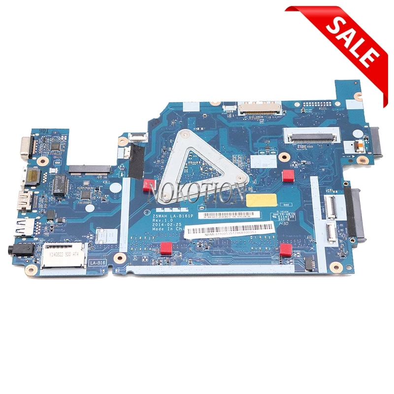 NOKOTION Z5WAH LA-B161P материнская плата для acer aspire E5-531 E5-571 Материнская плата ноутбука NBML811002 NB. ML811.002 SR1EN I3-4030U Процессор