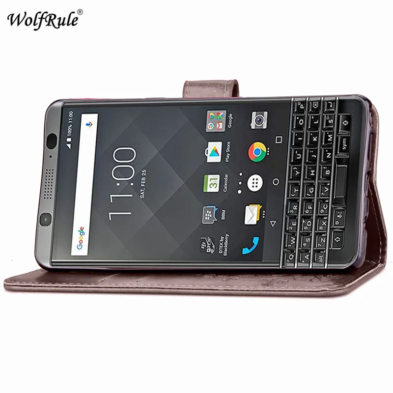 Чехол WolfRule для BlackBerry KEYone Mercury чехол-книжка из искусственной кожи и ТПУ
