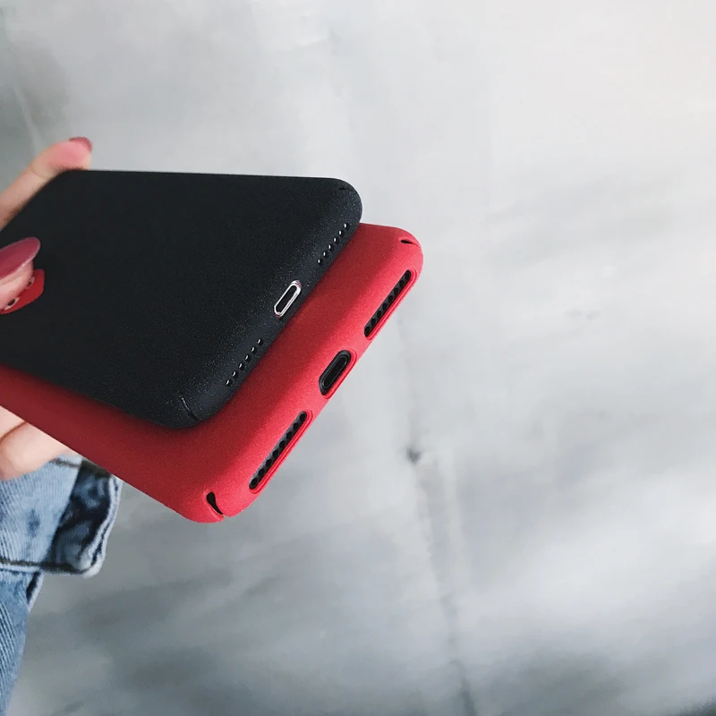 Japan Trend brand CDG Play Comme des Garcons Hard Matte cover case for iphone 6 6s 7 8 plus x xs max xr phone cases |