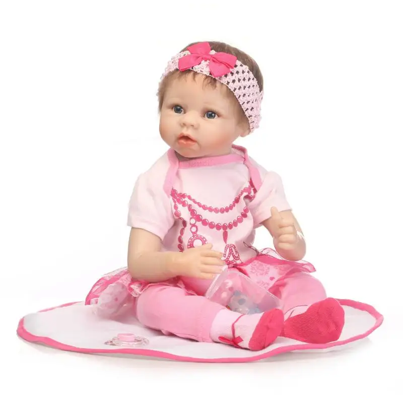 20 дюймов 50 см NPK Reborn Baby куклы ручной работы живой мягкий силиконовый Кукла