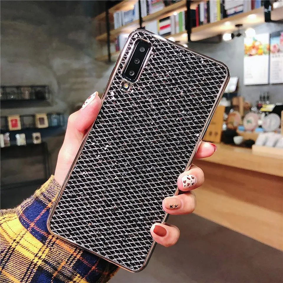 Для huawei P20 Pro P10 крышка Элитный бренд 3D блеск мягкий чехол Bling с покрытием для P9 P8 Lite