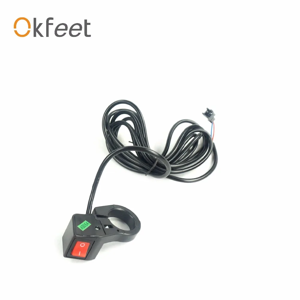 Okfeet WUXING выключатель питания Ebike On Off переключатель DK104 мощности для