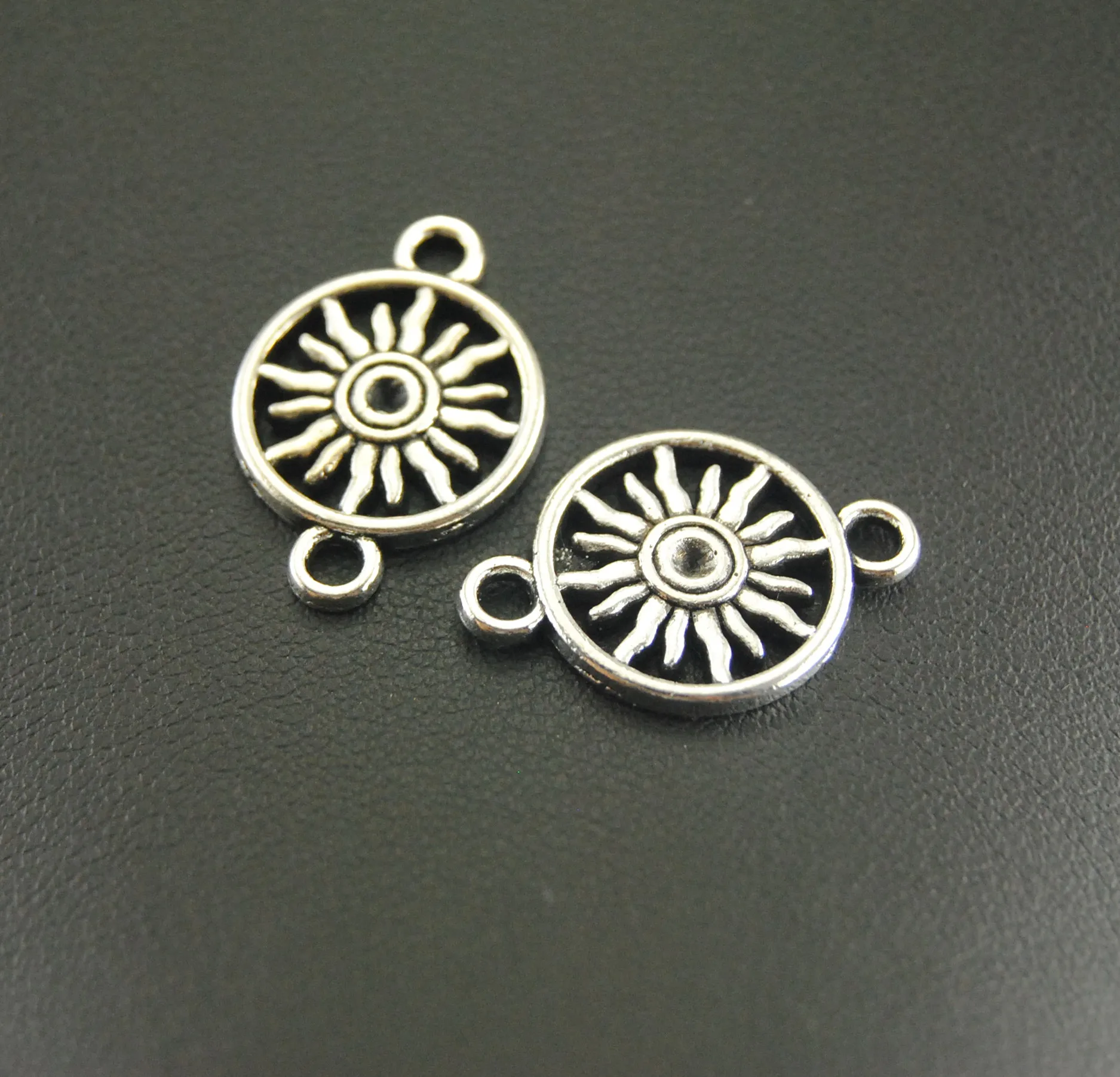 

10Pcs Silver Color Sun Charm Jewelry Making DIY Handmade Craft A856