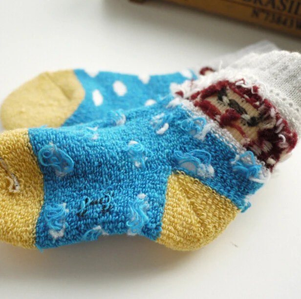 Бесплатная доставка 5 пар/лот 2015 новые зимние мальчиков и девочек мультфильма