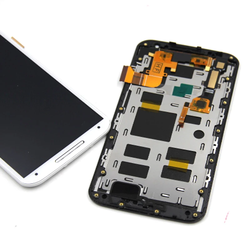 ЖК дисплей с сенсорной панелью в сборе для Moto X + 1X2 XT1092 XT1095 XT1097 рамкой|Экраны
