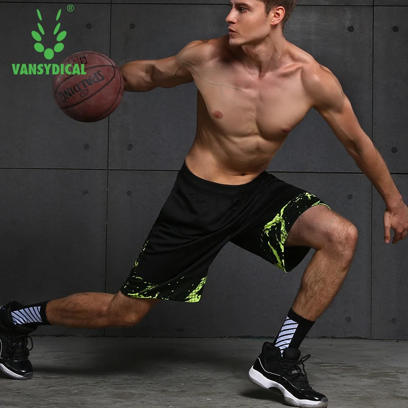 Vansydical мужские спортивные шорты для бега баскетбола быстросохнущие дышащие