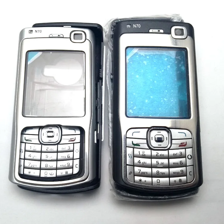 Новый Полный чехол для телефона с английской русской клавиатурой Nokia N70|Корпусы и