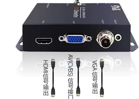Бесплатная доставка SD/HD/3G-SDI в HDMI и VGA AV конвертер | Безопасность защита