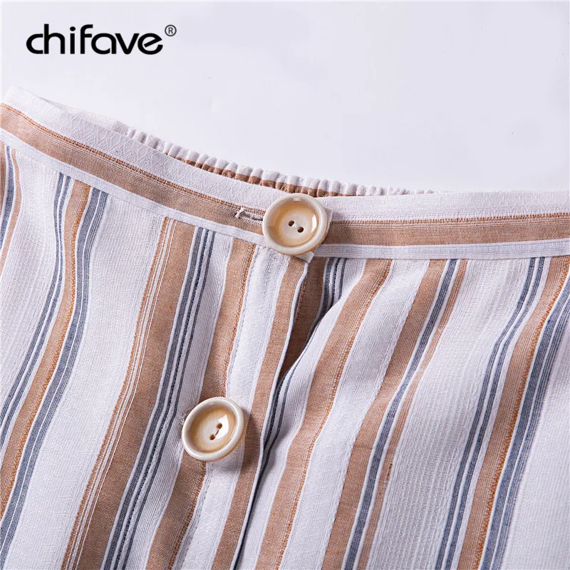 Chifave 2018 женские хлопковые длинные юбки регулируемые с эластичной талией