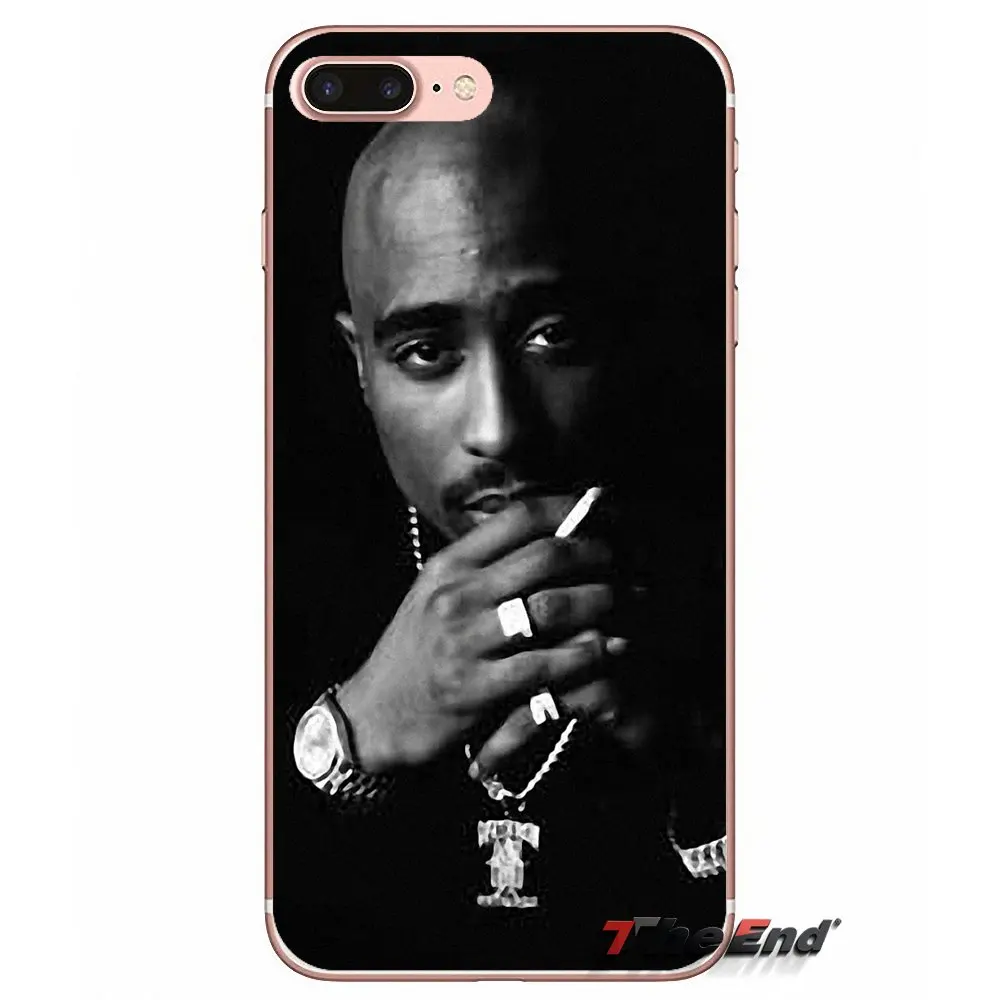 Чехол из ТПУ для Huawei Honor 4C 5X 5C 6X Mate 7 8 9 Y3 Y5 Y6 II 2 Pro G7 G8 P7 P8 P9 Lite 2017 Rap Singer 2Pac Tupac Amaru Shakur |