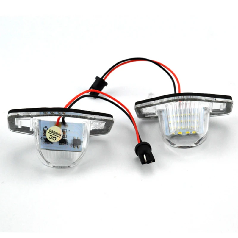 2X свободная ошибка 18 1210 SMD светильник номерной знак для Honda CR V подходит фонаря Jazz