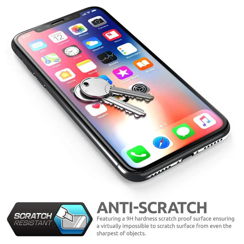 Для iPhone XR 6 1 &quotSUPCASE против царапин Премиум 3D изогнутые края Анти ударное