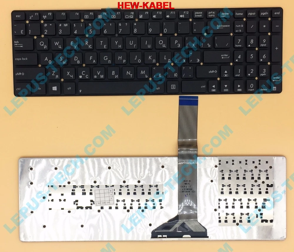 Оригинальная Русская клавиатура для ASUS K55 A55V K55V A55VM K55VD R500v R700V A751 K751