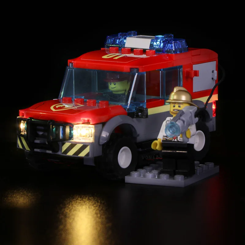 Светодиодный свет для LEGO CITY 60216 19 лет город новый пожарная команда спасателей