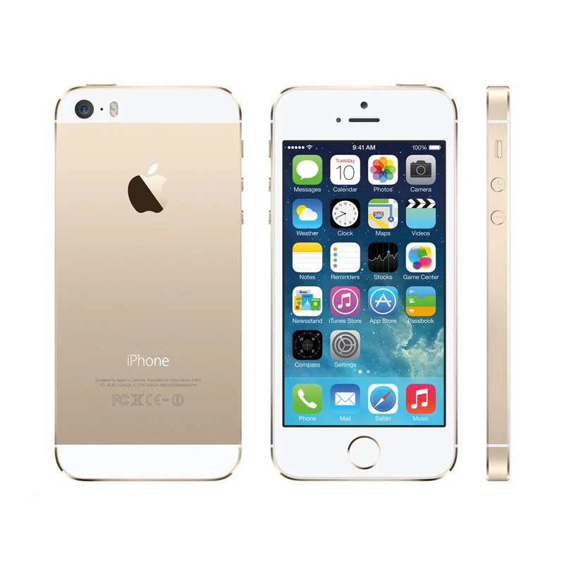 Б/у Apple Iphone 5S разблокированный сотовый телефон 4," экран 1 Гб ОЗУ 16 Гб/32 ГБ/64 Гб ПЗУ сенсорный ID отпечаток пальца