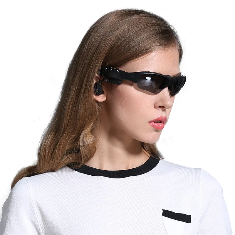 AMTERBEST умные очки Bluetooth наушники Солнцезащитные уличные Беспроводные микрофон для