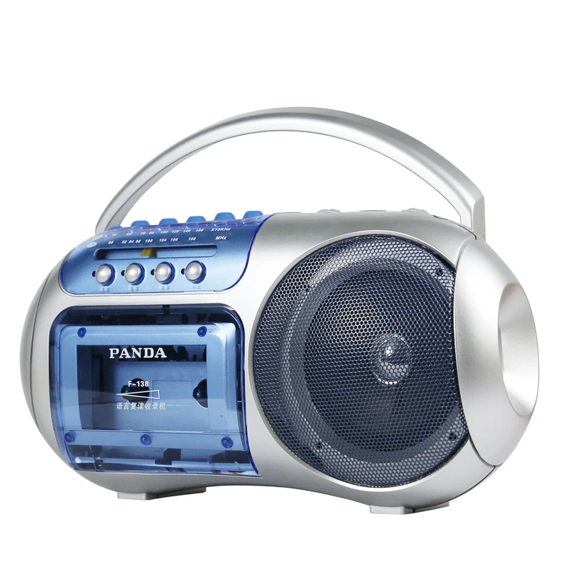 PANDA F-138 рекордер лента один динамик Walkman плеер Английский Обучение портативный прослушивание обучения второй группы радио