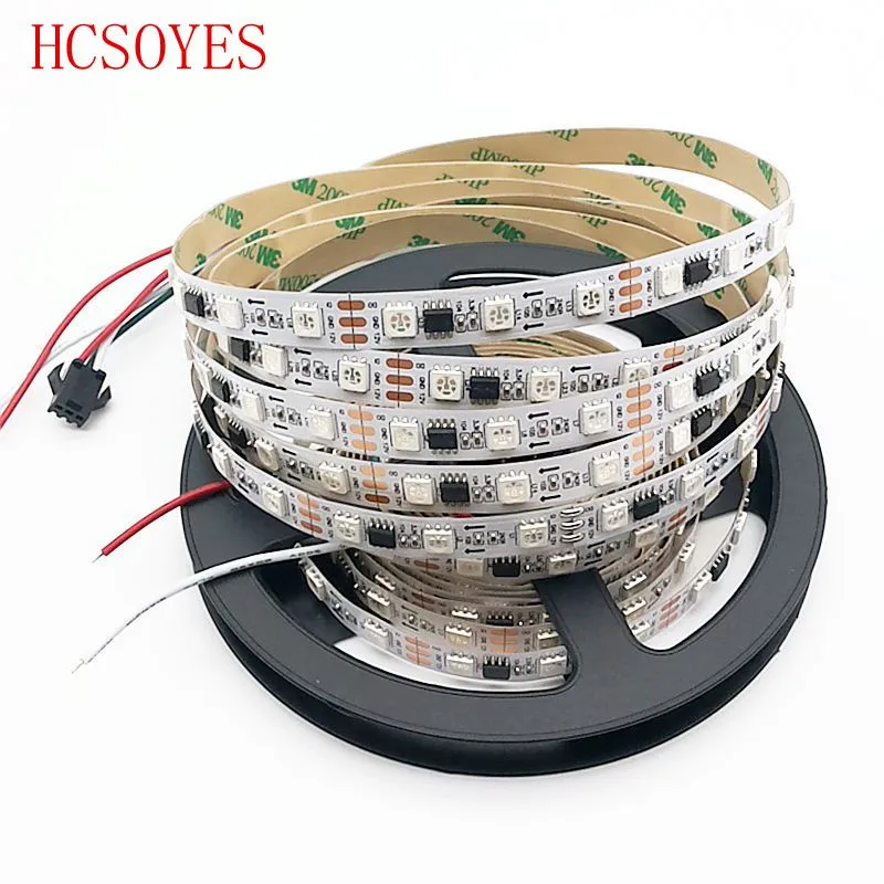 DC12V 2811 led адресный WS2811 светодиодные полосы ip30 не водонепроницаемый белый/черный