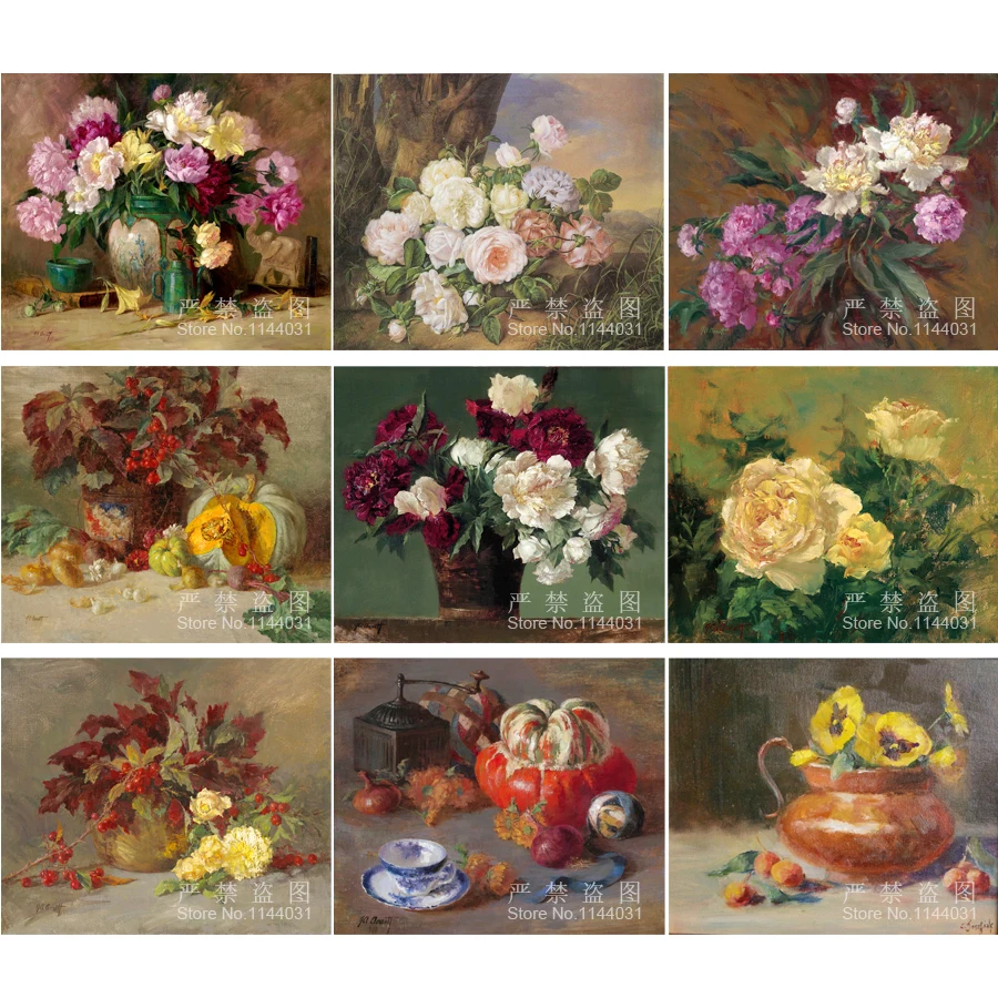 5D DIY алмазная живопись поделки Алмазная вышивка цветы красочные картины набор