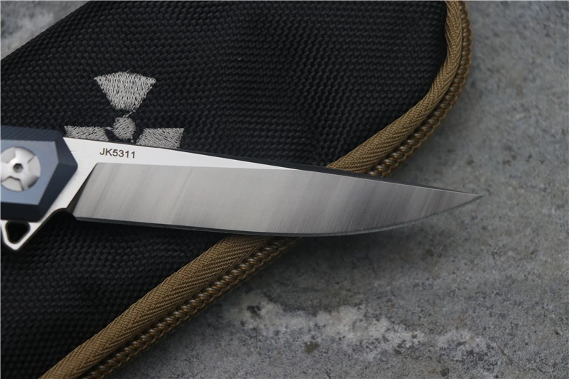 Assassin-JK5311 складной шарикоподшипник S35VN лезвие TC4 ручка из титанового сплава многофункциональный инструмент для охоты и повседневного использования