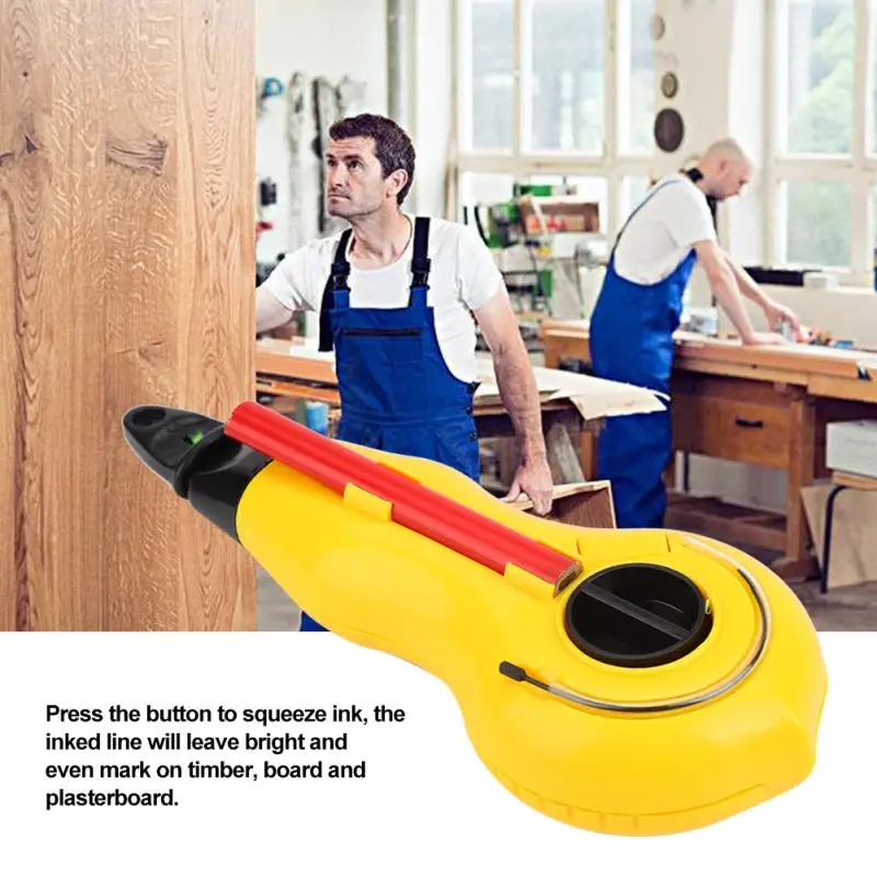 Плотник мини чернила Маркер фонтан автоматический обратный звонок строка прибор