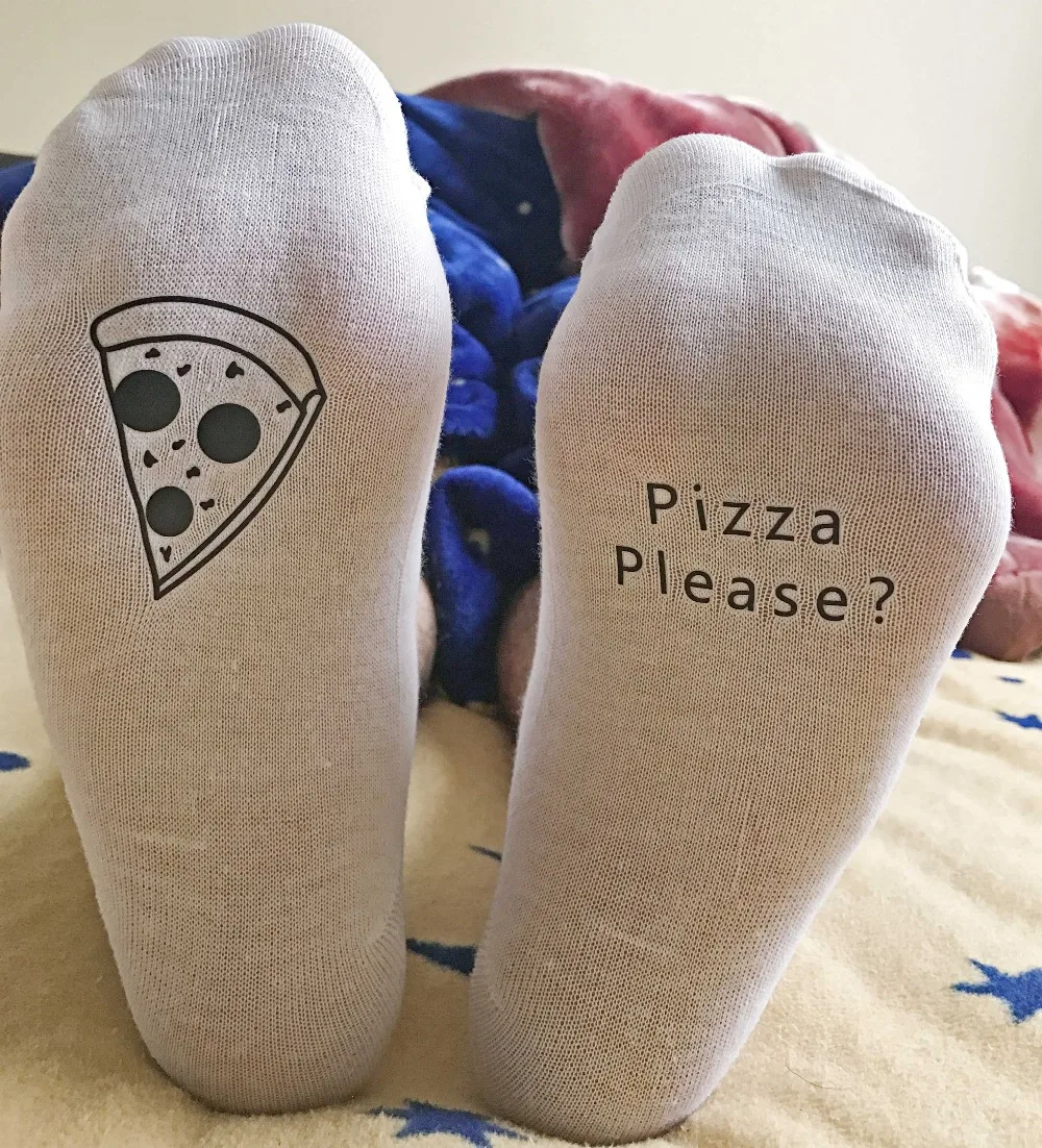 East Knitting ST11 Pizza Pleas забавные унисекс рождественские носки хлопковые женские и