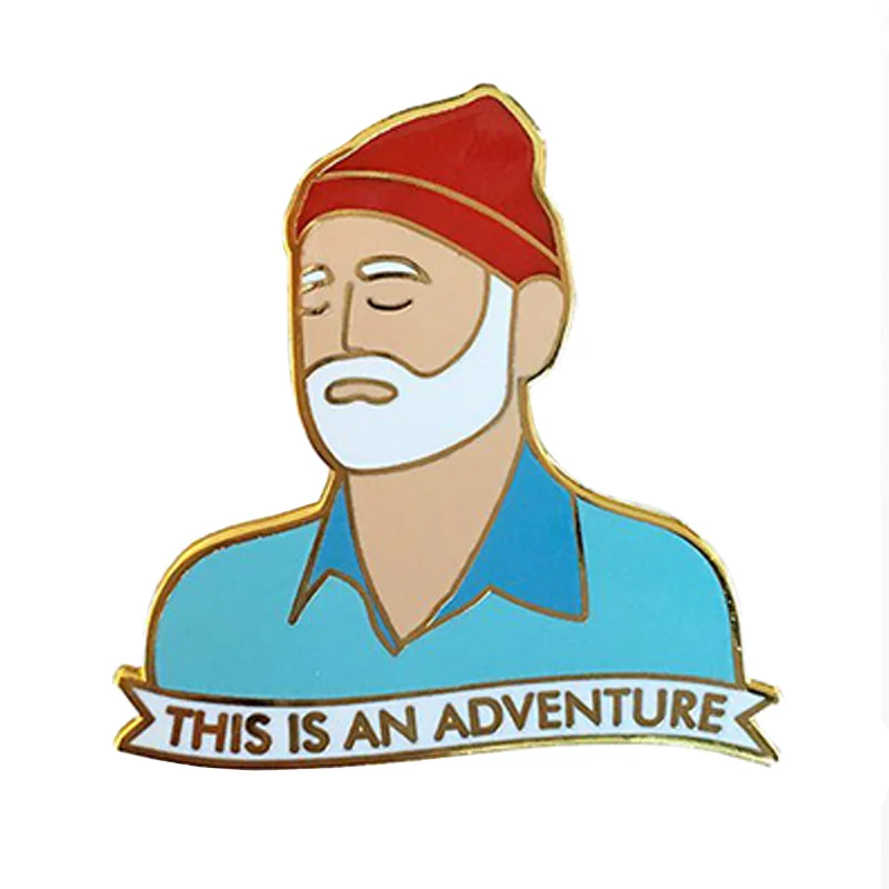 Эмалированный штифт Steve Zissou|Булавки и значки| |