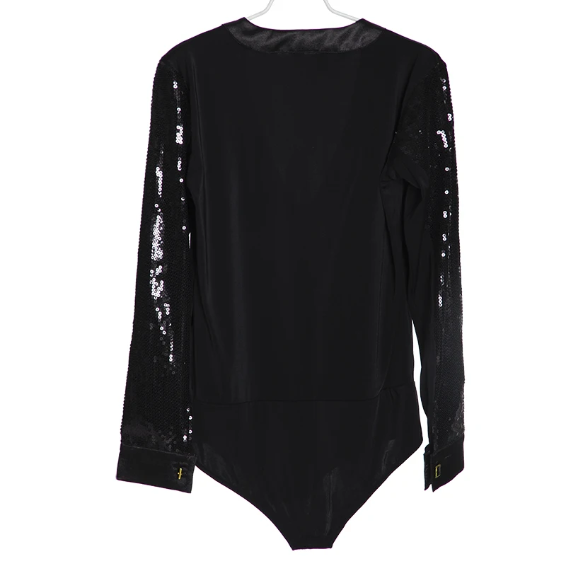 

Men Latin dance sequined Latin dance performance suit men's coat for adult Latin dance