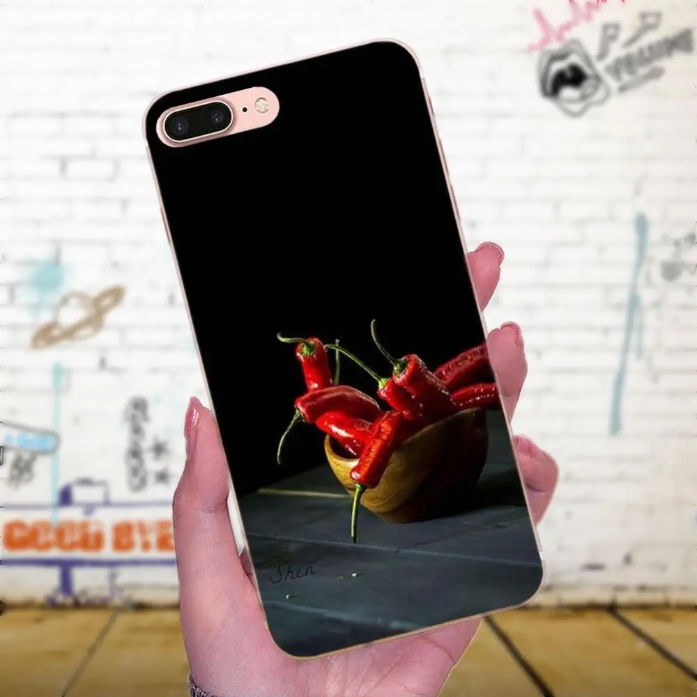 Мягкие чехлы для телефонов Xiaomi Note 3 4 Mi3 Mi4 Mi4C Mi4i Mi5 Mi 5S 5X 6 6X 8 SE A1 Max Mix 2 с милым перцем и