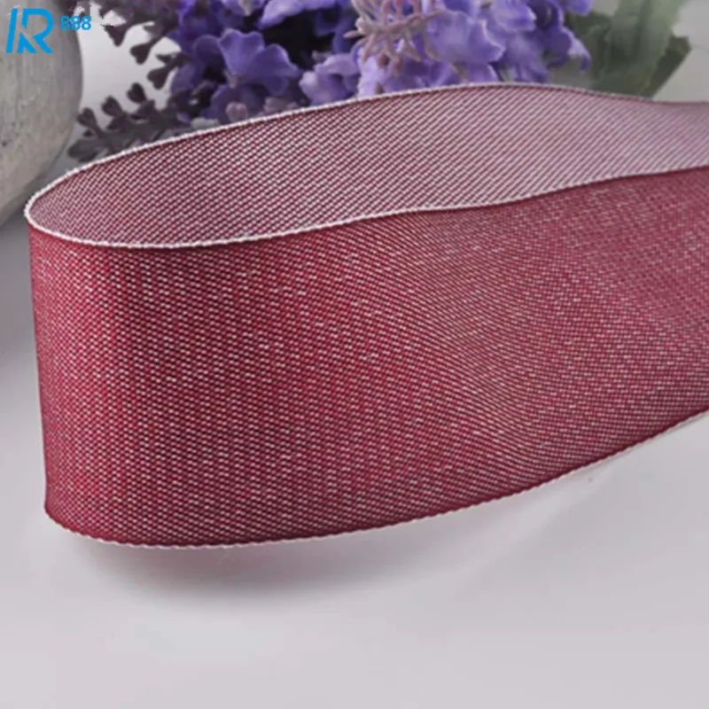 1," 4 см Широкие джинсовые ленты DIY бант в качестве аксессуара лента ручная работа ребристая лента 5 нитей/лот