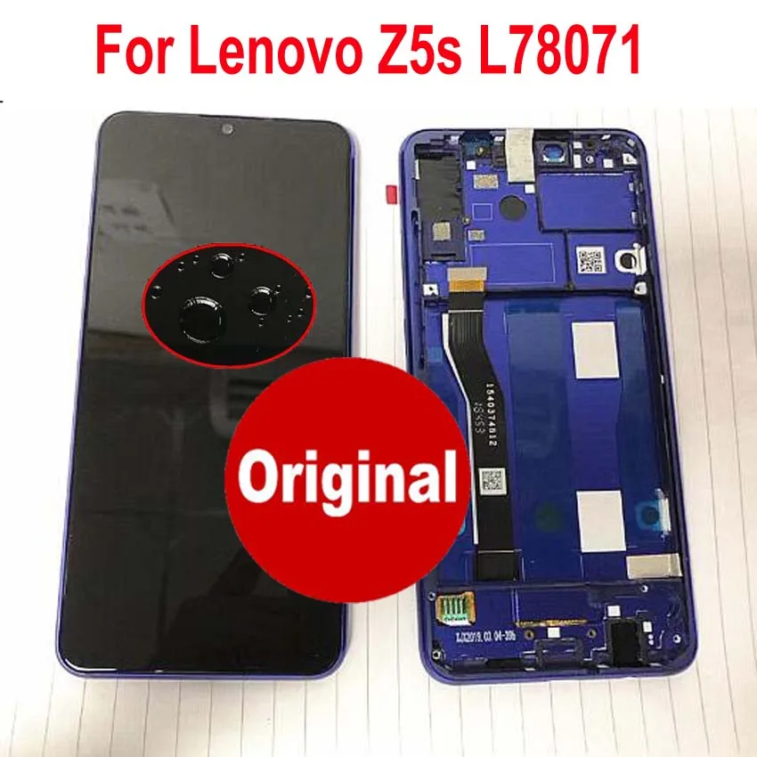 100% лучший рабочий новый стеклянный датчик для Lenovo Z5S L78071 ЖК дисплей сенсорная