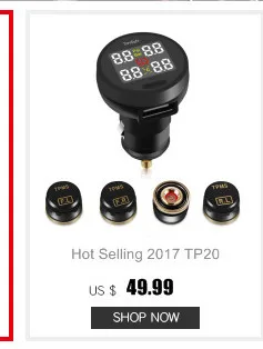 Цифровой светодиодный Автомобильный TPMS шиномонтажный монитор давления воздуха Система манометр барометры тестер инструмент для авто автомобиля мотоцикла