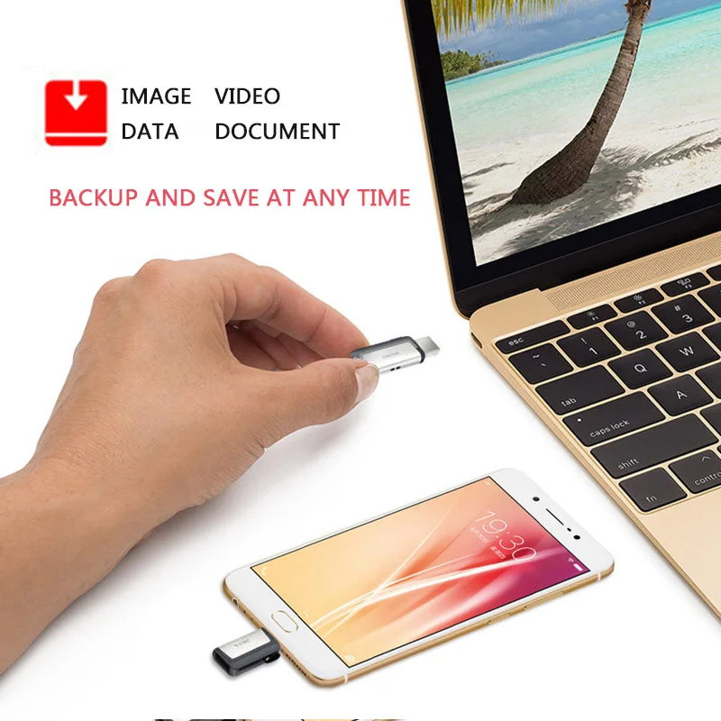 USB флеш накопитель Sandisk SDDDC2 32 150 ГБ OTG usb 128|USB флэш-накопители| |