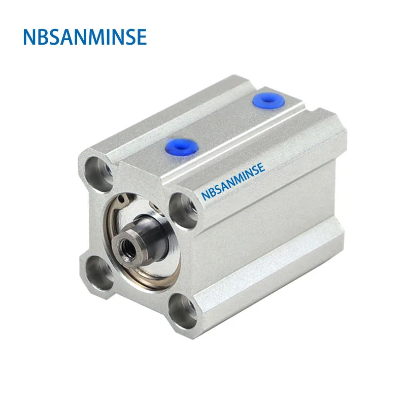 NBSANMINSE CQ2B 100 мм диаметр ISO Компактный цилиндр SMC тип двойного действия один