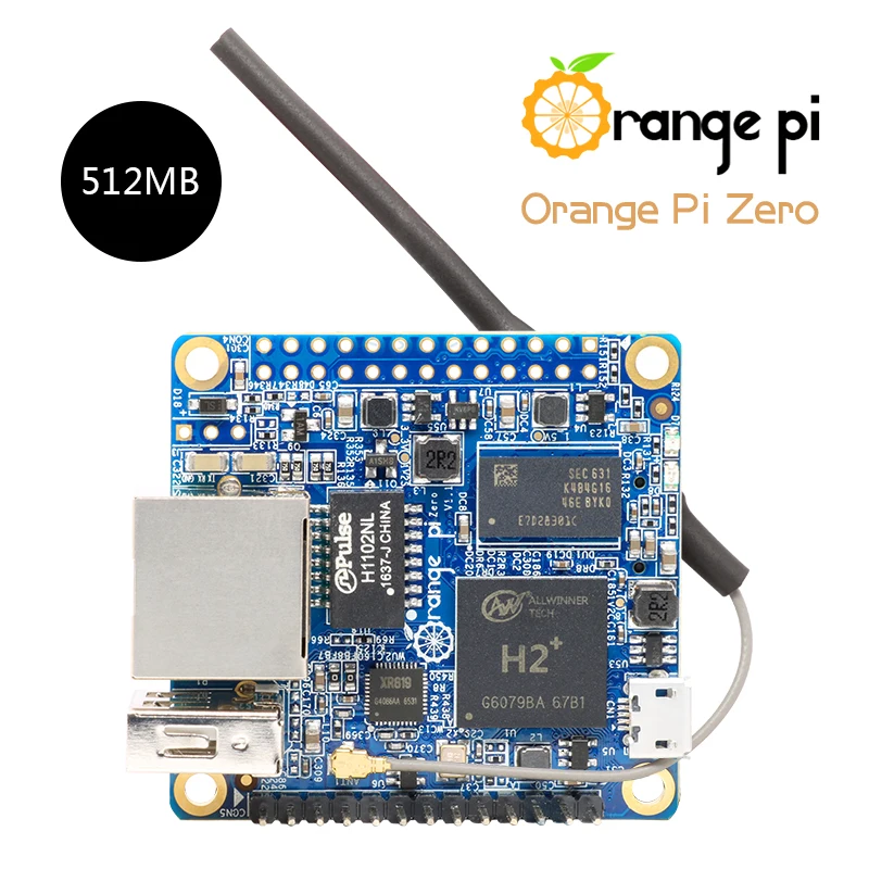 Orange Pi Zero Set4: Orange Pi Zero512MB+ защитный белый чехол H2 четырехъядерный макетная плата с открытым исходным кодом beyond Raspberry Pi