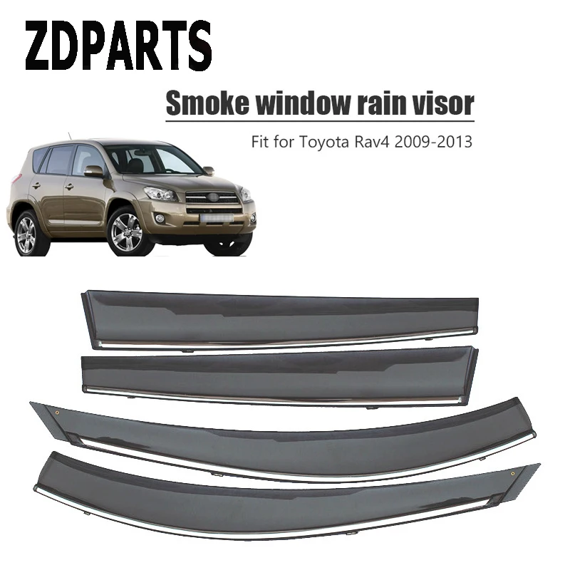 ZDPARTS 4 шт. автомобильный дефлектор для защиты от ветра Защита Солнца дождя