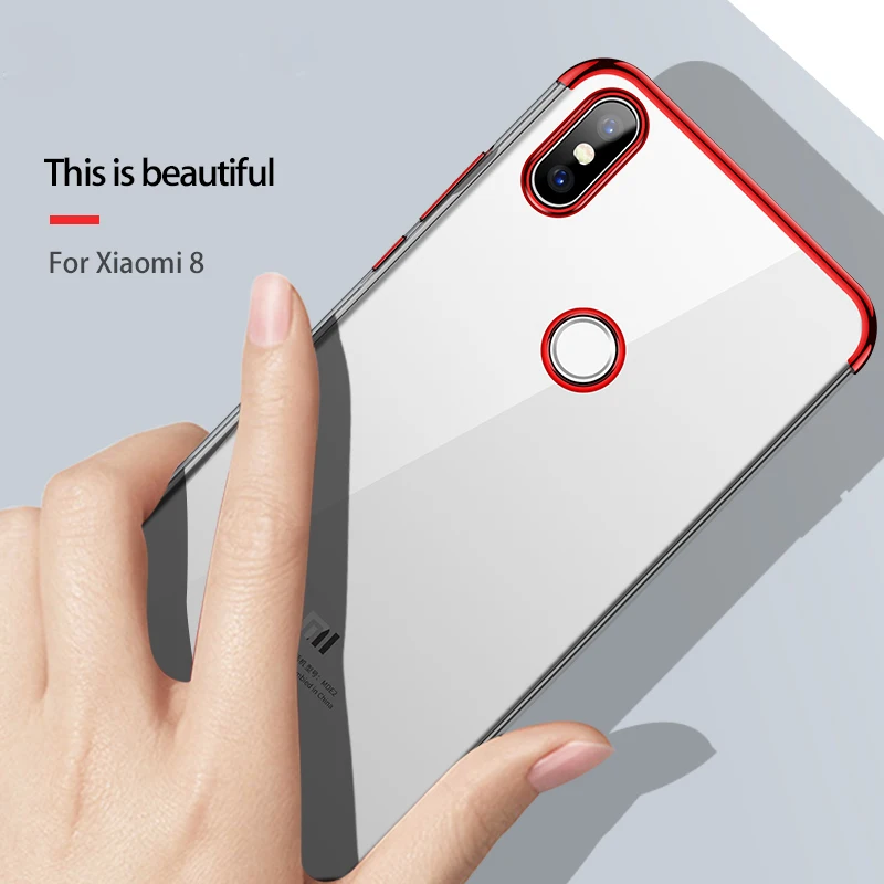 Чехол для Xiaomi Mi 8 6 A1 A2 5X 6X Mix 2 Redmi 5A 5 Plus S2 4X 4A Note 4 мягкие чехлы из ТПУ прозрачный
