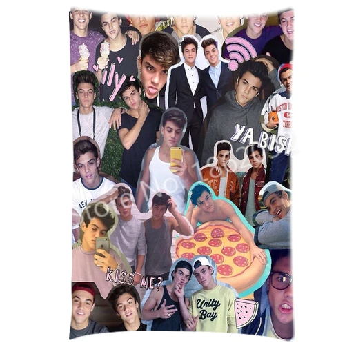 Новинка чехлы для подушек Dolan Twins с коллажем художественная наволочка забавными