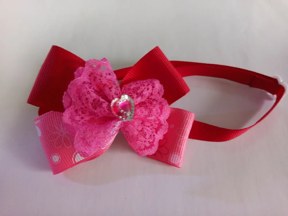 50 шт./лот большая распродажа галстуки бабочки для девочек домашних питомцев