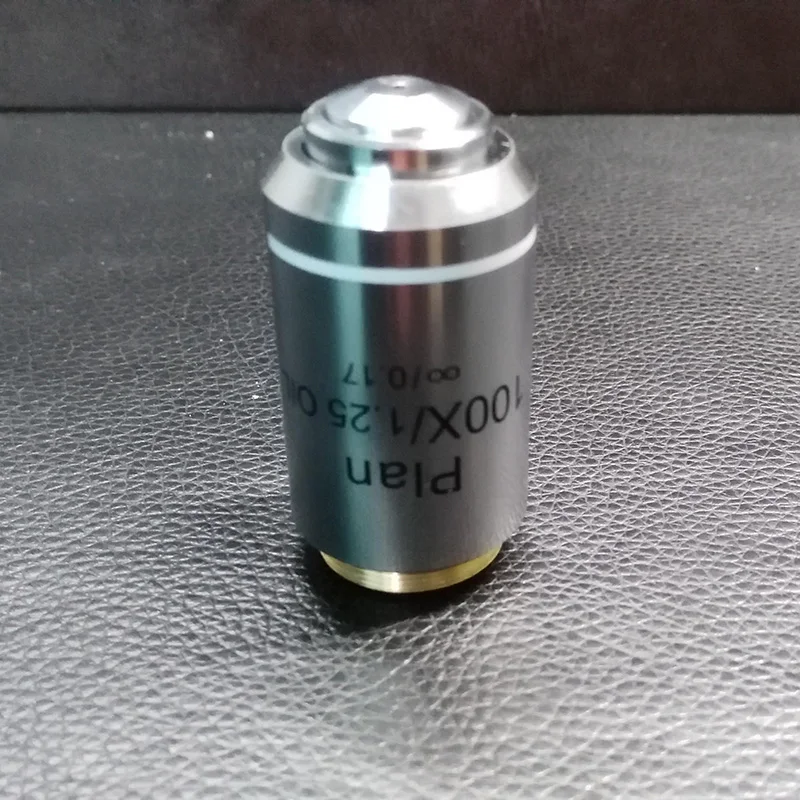 180 мм металлический полный план Бесконечность микроскоп объектив 100x N. A.1.25 для