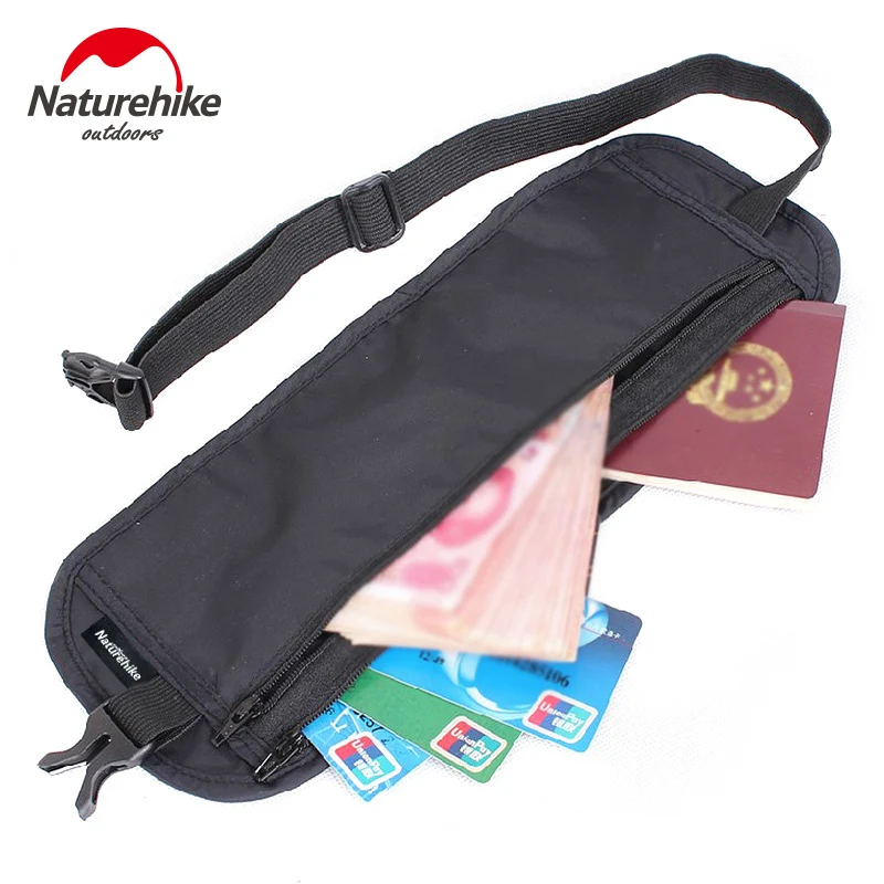 NatureHike Открытый Дорожный поясной кошелек Сверхлегкий Невидимый ультра тонкий