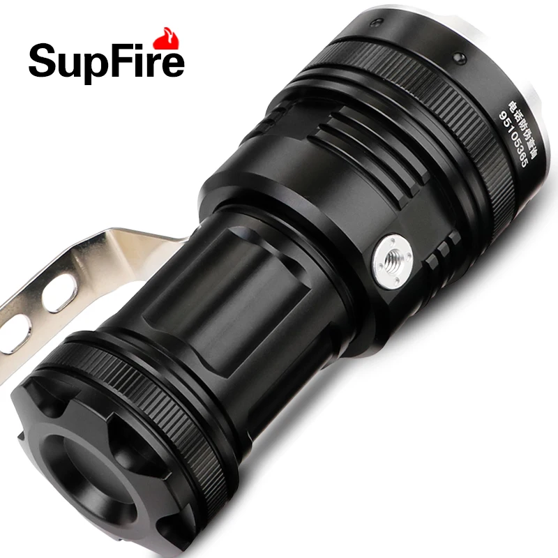 Фонарик Supfire L1 3800 люмен 5 CREE светодиодный водонепроницаемый Тактический для