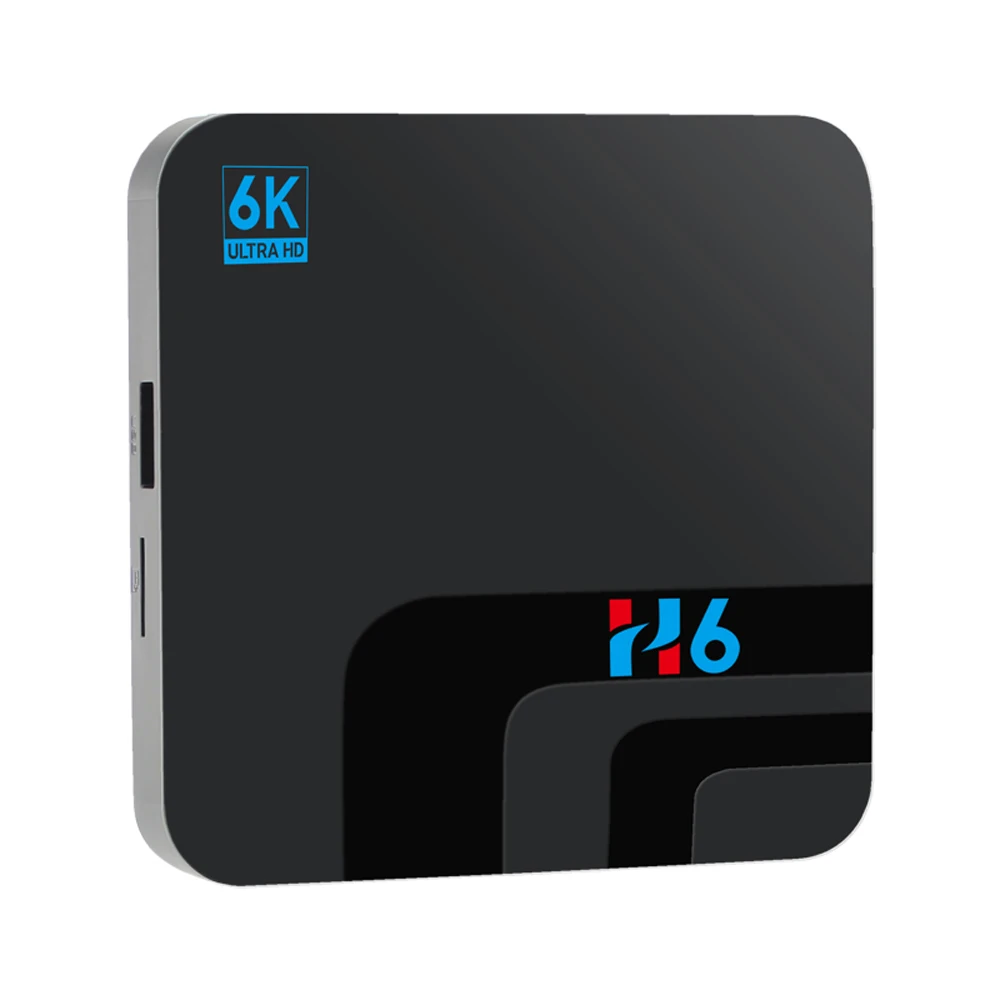 

Смарт ТВ коробка Android 9,0 Allwinner H6 4 ядра, объемом памяти 4 Гб/32 ГБ UHD Media Player 6K HDR ТВ коробка 2,4G, Wi-Fi, 100 м USB3.0 H.265 компьютерной приставки к телевизору