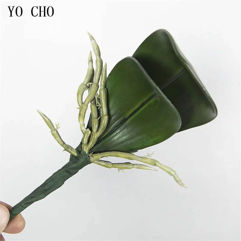 YO CHO 1 шт. искусственная кожа фаленопсис искусственный цветок искусственные