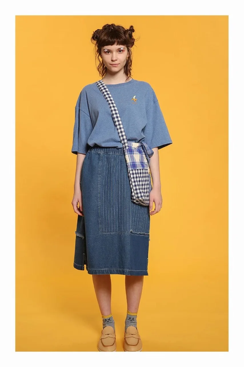 Женские футболки высокого качества с вышитым бананом оригинальная игривая