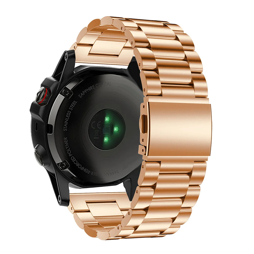 Ремешок из нержавеющей стали для смарт-часов Garmin Fenix 5X /5X Plus/Fenix3 /3HR сменный Браслет