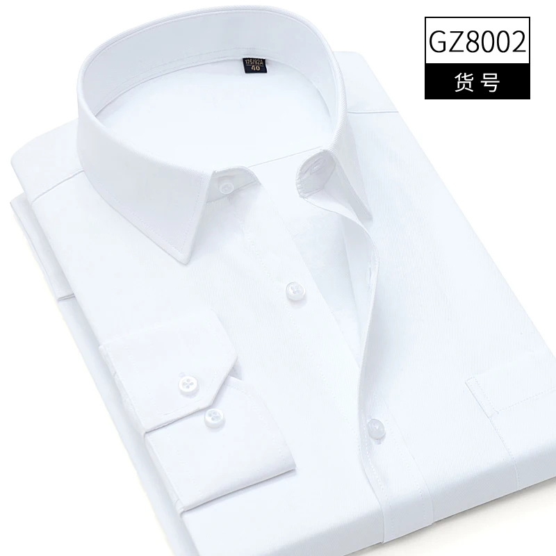 DAVYDAISY, новинка, 5xl, 6xl, 7xl, 8xl размера плюс, мужская рубашка, высокое качество, с длинным рукавом, рубашки, хлопок, для работы, белая, брендовая, DS332
